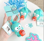 水怪 公仔 解壓 吹泡泡 紓壓 卡通 hangyodon 鎖匙扣 keychain 掛件 掛飾 吊飾 裝飾 生日禮物 送禮