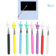 Mary Retractable Extendable Teacher Pointer with Finger Telescopic Teaching Pointer Stick Teaching P