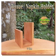 Wooden tissue tissue holder napkin holder tissue holder wooden tissue holder