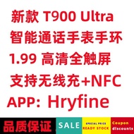 2025 Fashion Sports New Smart Watch T900 Ultra hryfine Bluetooth Call Bracelet NFC Wireless Charging