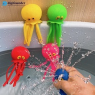 DIGIFOUNDER Baby Bath Toys Sponge Absorbent Octopus Squeezing Stress Relief Toys Sponge Water Absorb