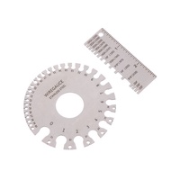 sun 0-36 Round AWG SWG Wire Gauge Thiness Ruler Gauge Diameter Stainless Steel Measurer Tool Welding