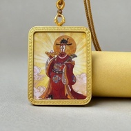 唐卡 Thangka 唐卡吊坠 毛衣链项链 藏式唐卡描金款噶乌盒唐卡项链蟹老板海绵宝宝派大星唐卡吊坠