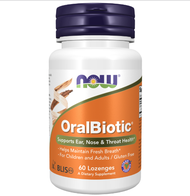 ออรัลไบโอติก / OralBiotic BLIS K12 42 MG 60 Lozenges by NOW FOODS