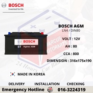 BOSCH ST HIGHTEC AGM LN4 | DIN80L CAR BATTERY