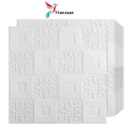 3D Foam Wallpaper Ceiling Wallpaper Size/Ceiling Wallpaper Size Room Decoration 70x70cm