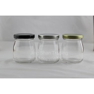 [90pcs] 150ml Clear round glass jar glass jar glass jar glass jar food jar food jar 鱼 glass jar.