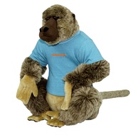 Monmoniya Baboon Stuffed doll Skyblue T-shirt