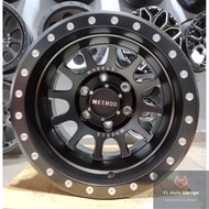 [4x4] Method Sport Rim [Black] Wheel 15x10JJ ET-44 (6x139.7)