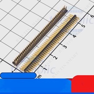 [3 Pieces]- Double Male Fence 1.27mm 80 Pins 2 Rows 7.2mm Height Through IC2 Components Hole