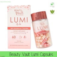 NEW Lumi 24Hr Skin Whitening Glutathione Capsules w/ Sunblock Protect and Bio-Active Collagen by Bea