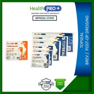 TOPSEAL Wound Island Dressing Waterproof and Transparent with Absorbent Pad