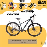 JAB. [High-end]. FOXTER LINCOLN 4.3+ 27.5 HYDRAULIC ALLOY Mountain bike kasama ang Shimano Altus &amp;