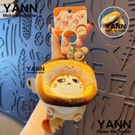 YANN1 Snapper Head Keychain, Plush Japanese Style Snapper Keychain, Cocoa Cat Schoolbag Pendant