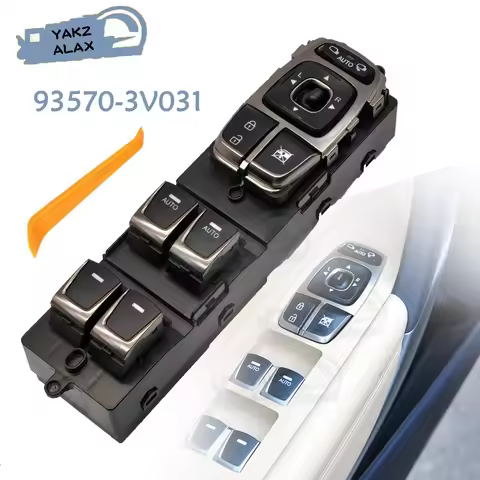 93570-3V031 for Hyundai Azera Grandeur 2011 2012 2013 2014 2015 Front Driver Side Electric Master Wi