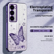 For Itel City 100 C671L Case Luxurious Sparkling Crystal Electroplated Soft Phone Case