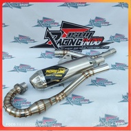 38 mm full stainless Muffler NORIFUMI Rocket 4 exhaust MUFFLER PNP MOTOR XR150 XR200 XR 150/200 KLX 