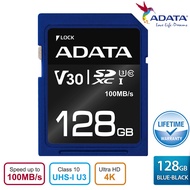 Adata V30S Premier Pro SDXC UHS-I U3 Class 10- R100 W60 128GB