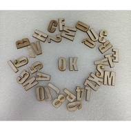 Wooden Alphabet /Huruf Abjad Kayu