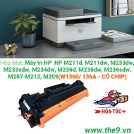 Mực máy in HP M211d M211dw M233dw M233sdw M234dw M236d M236dw M236sdw M207-M212 M209/ 136A- CÓ/ KHÔN