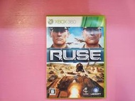 R 出清價! 網路最便宜 XBOX 360 2手原廠遊戲片 RUSE R.U.S.E. 心戰詭陣 賣400而已