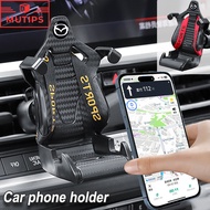 Mazda Car Air Vent Mobile Phone Holder Car Phone Holder GPS Smartphone Seat For 2 3 CX5 CX30 CX8 CX3