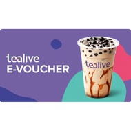 Tealive drink milktea voucher e-voucher RM7