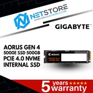 GIGABYTE AORUS GEN 4 5000E SSD 500GB PCIE 4.0 NVME INTERNAL SSD - GP-AG450E500G-G