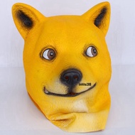 [HANCE] STUPID DOG MASK - YELLOW DOG MASK - Fun Husky Dog Head Masquerade Mask HALLOWEEN HIGH QUALIT