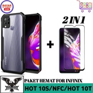 Case Infinix Hot 10s Hot 10s NFc Hot 10T Free Tempered Glass