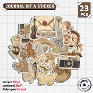 JOURNAL KIT Sticker Pack 23pcs | Waterproof vinyl journal kit stickers