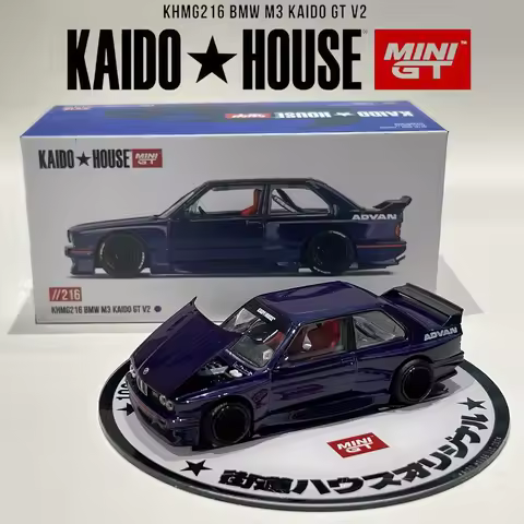 KHMG 216 1:64 BMW M3 Kaido GT V2 Openable Hood Diecast Car Model Kaido House MINIGT