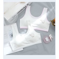 Developmental Girls Sports Cotton Underwear Junior Bra Vest Small 9-12-13-14-15