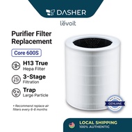 Levoit Core 600S-RF Air Purifier Replacement Filter H13 True HEPA - For Air Purifier Core 600S