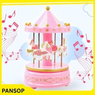 Carousel Horse music box Table Decoration music carousel free Shipping