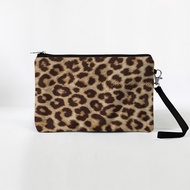 Dompet Motif Kulit Leopard Pouch Persegi Panjang Custom