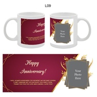 L09 Anniversary Color Changing Mug Photo Print Ceramic Mug Coffee Mug Love Mug Couple Gift For Her G