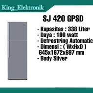 Kulkas 2 Pintu Sharp Sj 420Gp-Sd/ Kulkas Sharp 2 Pintu/Sj-420 Gp