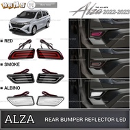 AMAZING NEW ALZA 2022-2023 3IN1 FUNCTION CAR REAR BUMPER REFLECTOR LED LIGHT BAR LAMP ACCESSORIES FOG LAMP LAMPU BUMPER