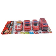 FIRE CARS SUPER RESCUE TEAM 4SETS 18-2G