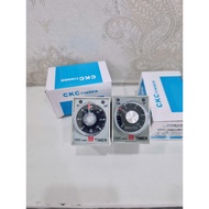 CKC AH3-3 220VAC time relay with base, electronic timer, CKC AH3-3 timer