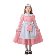 [cosplay] Halloween Children's Costume Nurse Costume Student Nurse Costume Girl Maid Costume Perform