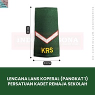 Embroidered Suitcase LANS Rank Badge/School Accessories Kokurikulum U16