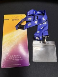迪士尼  夜光掛繩連證件套 x 2