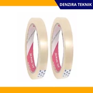 Small Transparent Clear Duct Tape 0.5" 1/ 2mm x 72 Yards /Selotip 1/ 2mm x 72 Yards