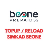 TOPUP/RELOAD SIMKAD BEONE PREPAID