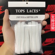 Nike Air Force หมายเลข1ไนกี้สำหรับ Nike สีดำสีขาว AF1เชือกผูกรองเท้าแบบออริจินอลข้อสั้นข้อสูงสำหรับผ