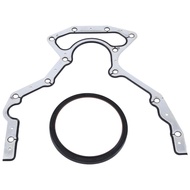 JV1657 Rear Main Seal Block Cover Gasket Kit Crankshaft Seal Kit for Chevrolet Buick Cadillac Ford H