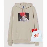 HOODIE H&amp;M IT PENNYWISE CREAM Hnm PRIA WANITA FREE PAPER BAG