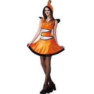 Halloween Costume Masquerade Party Dress Adult Clownfish Nemo Costume Show Costume 9.18
